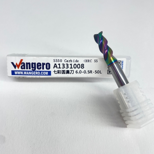 TFC55 DEGREE COLORFUL ROUND NOSE KNIFE6.0-0.5R-50L