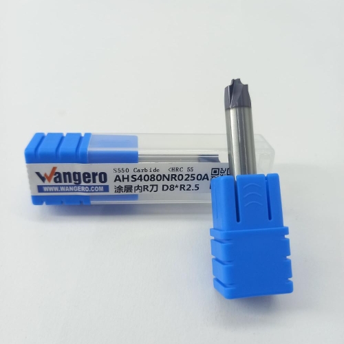 HYU55 DEGREE TUNGSTEN STEEL COATED INSIDE R KNIFE D8*R2.5