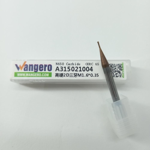 Alloy thread milling cutter high hard trio M1.6-0.35 two diameters