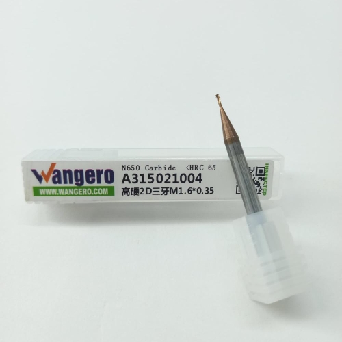 Alloy thread milling cutter high hard trio M1.6-0.35 two diameters