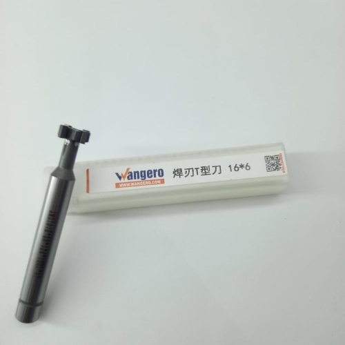 D16*6H*12d*100L*4T TUNGSTEN STEEL WELDING BLADE T-TYPE MILLING CUTTER