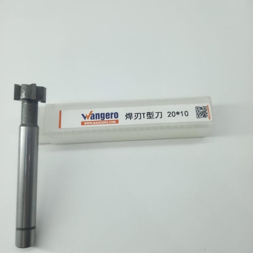 D20*10H*12d*100L*4T TUNGSTEN STEEL WELDING BLADE T-TYPE MILLING CUTTER
