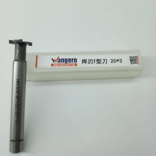 D20*3H*12d*100L*4T TUNGSTEN STEEL WELDING BLADE T-TYPE MILLING CUTTER