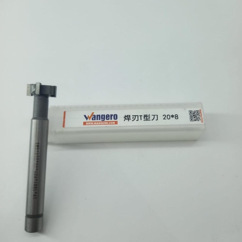 D20*8H*12d*100L*4T TUNGSTEN STEEL WELDING BLADE T-TYPE MILLING CUTTER