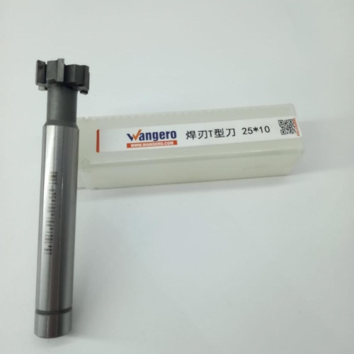 D25*10H*16d*120L*6T TUNGSTEN STEEL WELDING BLADE T-TYPE MILLING CUTTER