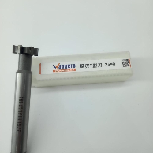 D25*8H*16d*120L*6T TUNGSTEN STEEL WELDING BLADE T-TYPE MILLING CUTTER