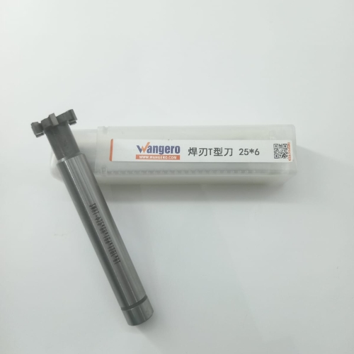D25*6H*16d*120L*6T TUNGSTEN STEEL WELDING BLADE T-TYPE MILLING CUTTER