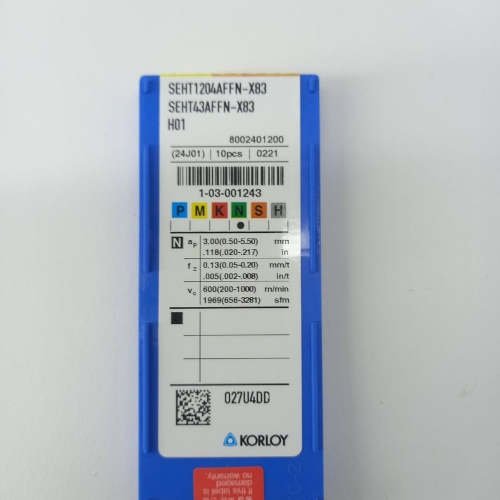 SEHT1204AFFN-X83 H01 KORLOY