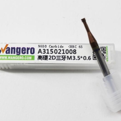 Alloy thread milling cutter high hardness three teeth M3.5*0.6 (double diameter)