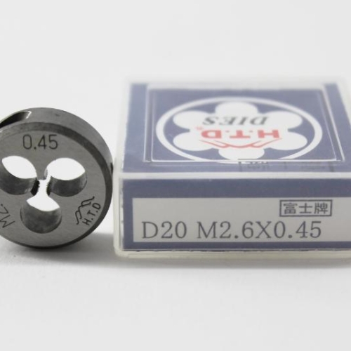 M2.6*0.45 round die
