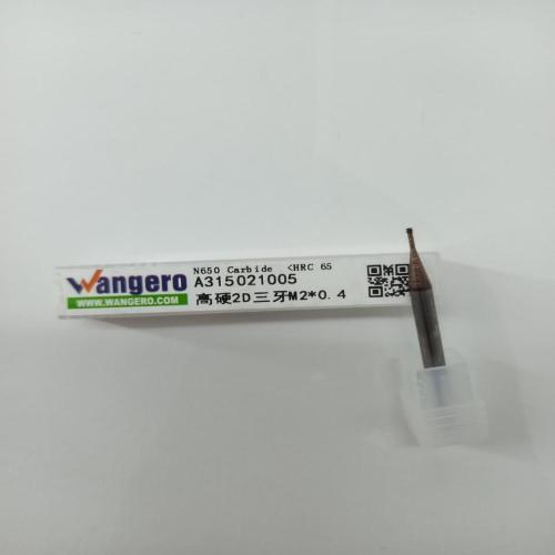 ALLOY MILLING CUTTER THREE TEETH EXTRA HARDENM2.0*0.4 DOUBLE DIAMETER