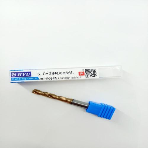 HYU Tungsten Carbide Coated Drill Bit 5.0*28*D6*66L