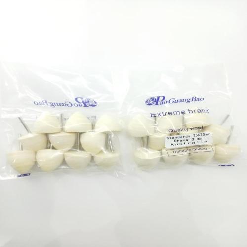 Mirror polishing wool grinding head 25 bullets B
