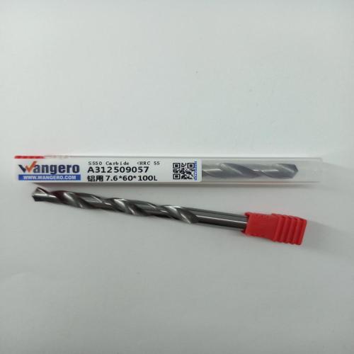 HYU55 tungsten steel coated Straight shank drill bits for aluminum7.6*60*100L