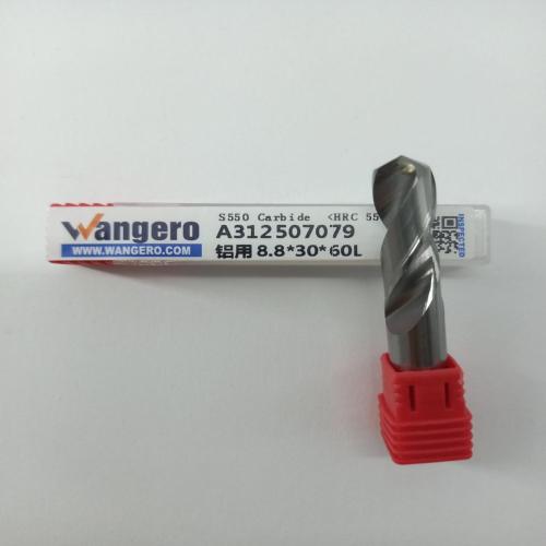 HYU55 tungsten steel coated Straight shank drill bits for aluminum8.8*30*60L