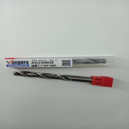 HYU55 tungsten steel coated Straight shank drill bits for aluminum7.7*60*100L