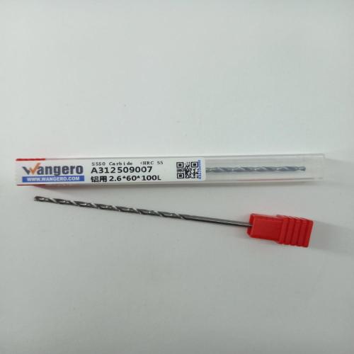 HYU55 tungsten steel coated Straight shank drill bits for aluminum2.6*60*100L