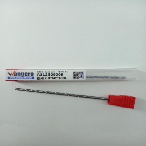 HYU55 tungsten steel coated Straight shank drill bits for aluminum2.8*60*100L