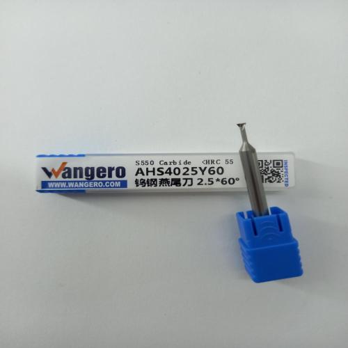 HYU55 Dovetail cutter for tungsten steel and aluminum 2.5*60*d1.25*4L*D4*50L-4F