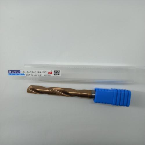 HYUTungsten steel internal cooling coating drill bits15.5*83*D16*133L