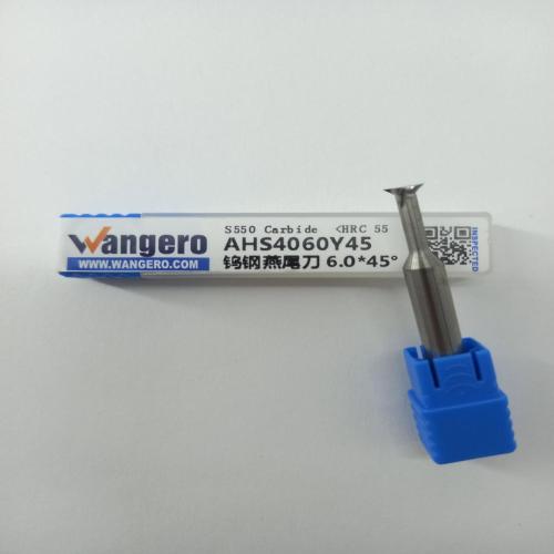 HYU55 Dovetail cutter for tungsten steel and aluminum 6.0*45*d3.0*10L*D6*50L-4F