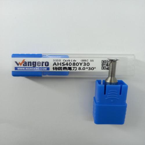 HYU55Dovetail cutter for tungsten steel and aluminum  8.0*30*d4.0*12L*D8*60L-4F