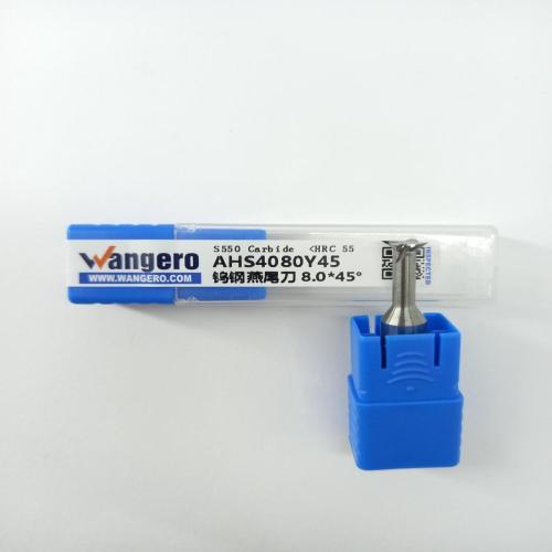 HYU55 Dovetail cutter for tungsten steel and aluminum 8.0*45*d4.0*12L*D8*60L-4F