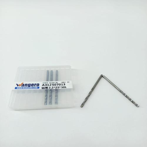 HYU55 tungsten steel coated Straight shank drill bits for aluminum2.2*25*50L
