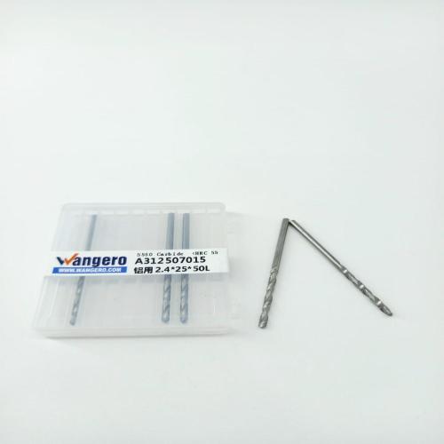 HYU55 tungsten steel coated Straight shank drill bits for aluminum2.4*25*50L