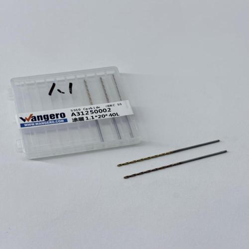 HYU55Tungsten steel coated straight shank drill bit1.1*20*40L