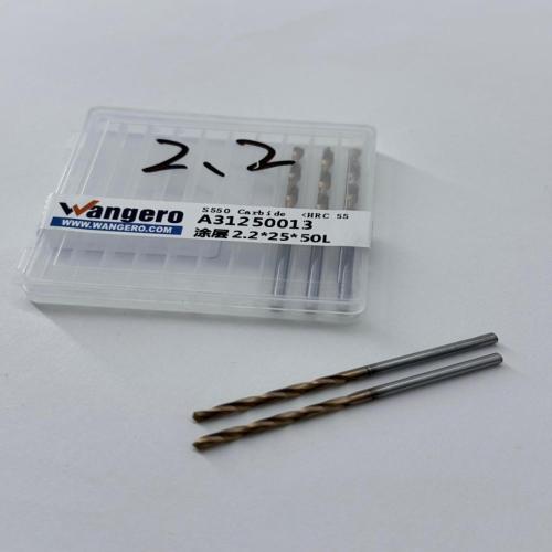 HYU55Tungsten steel coated straight shank drill bit2.2*25*50L