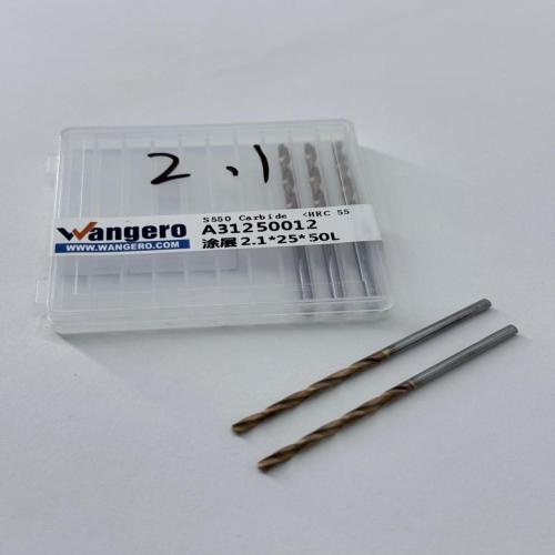 HYU55Tungsten steel coated straight shank drill bit2.1*25*50L