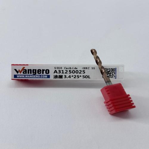 HYU55Tungsten steel coated straight shank drill bit3.4*25*50L