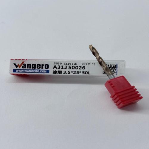 HYU55Tungsten steel coated straight shank drill bit3.5*25*50L