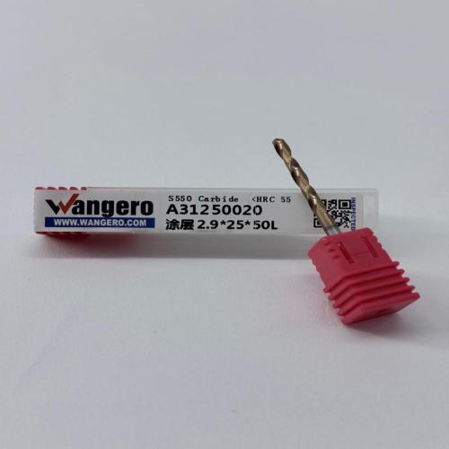 HYU55Tungsten steel coated straight shank drill bit2.9*25*50L