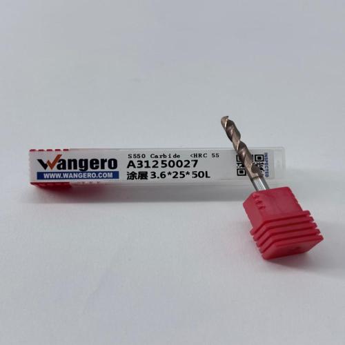 HYU55Tungsten steel coated straight shank drill bit3.6*25*50L