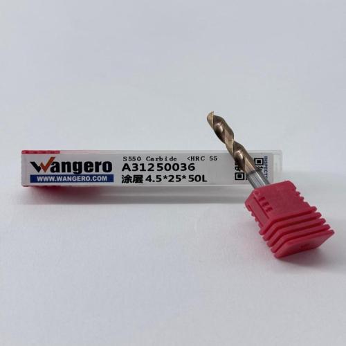 HYU55Tungsten steel coated straight shank drill bit4.5*25*50L