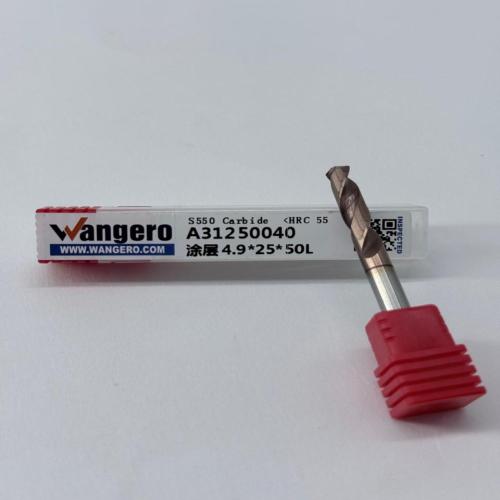 HYU55Tungsten steel coated straight shank drill bit4.9*25*50L