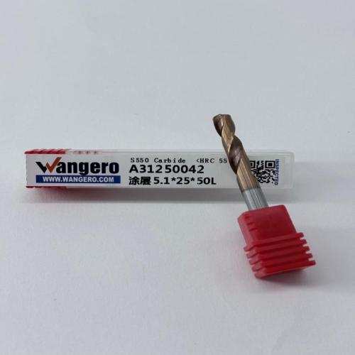 HYU55Tungsten steel coated straight shank drill bit5.1*25*50L