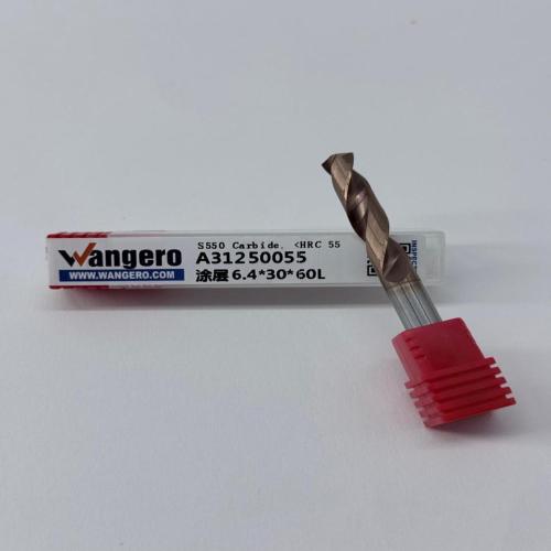 HYU55Tungsten steel coated straight shank drill bit6.4*30*60L