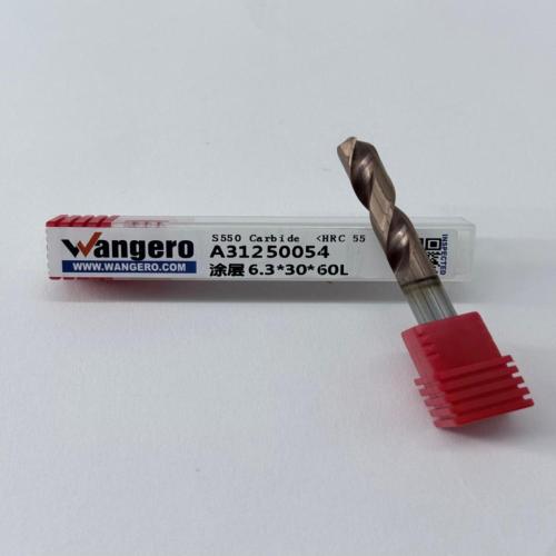 HYU55Tungsten steel coated straight shank drill bit6.3*30*60L