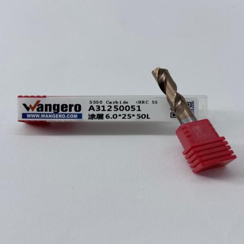 HYU55Tungsten steel coated straight shank drill bit6.0*25*50L