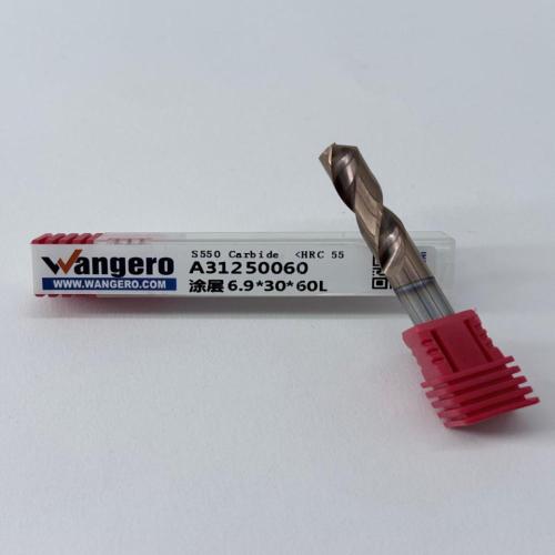 HYU55Tungsten steel coated straight shank drill bit6.9*30*60L