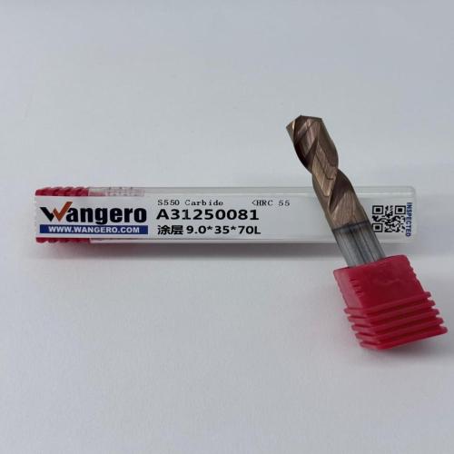 HYU55Tungsten steel coated straight shank drill bit9.0*35*70L