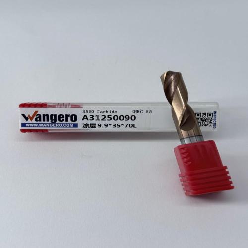 HYU55Tungsten steel coated straight shank drill bit9.9*35*70L