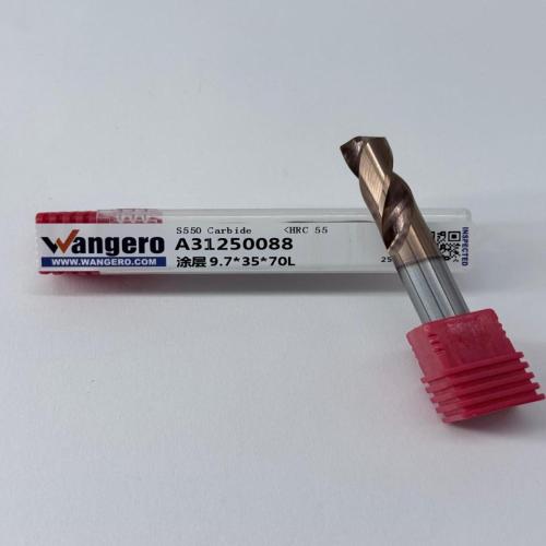 HYU55Tungsten steel coated straight shank drill bit9.7*35*70L