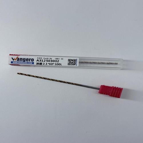 HYU55Tungsten steel coated straight shank drill bit2.1*60*100L