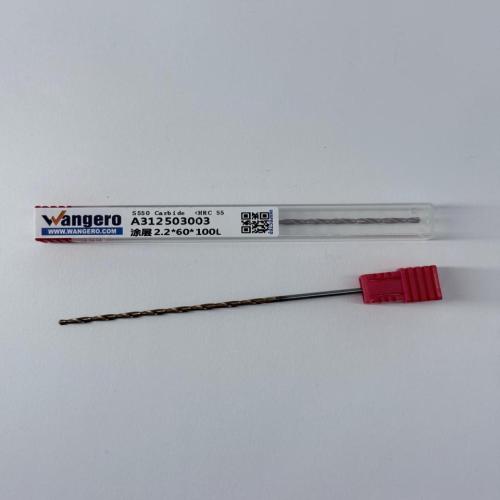 HYU55Tungsten steel coated straight shank drill bit2.2*60*100L