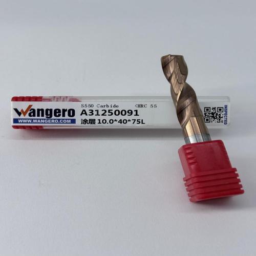 HYU55Tungsten steel coated straight shank drill bit10.0*40*75L