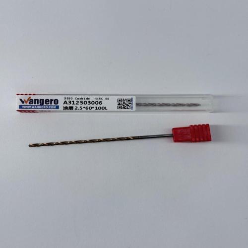 HYU55Tungsten steel coated straight shank drill bit2.5*60*100L